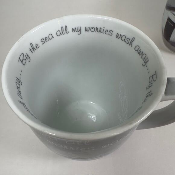 Creative Tops, By The Sea Coffee Mugs/Cups Set of 2 Beach Cottage Outdoors - Picture 7 of 14